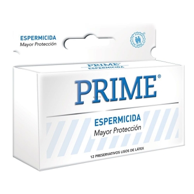 Preservativo Prime Espermicida (blanco)