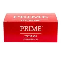 Preservativo Prime Texturado (Rojo)