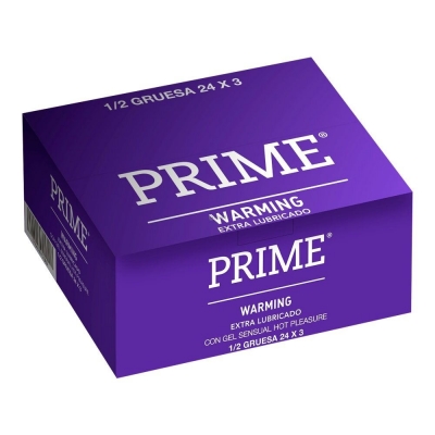 Preservativo Prime Warming (violeta)