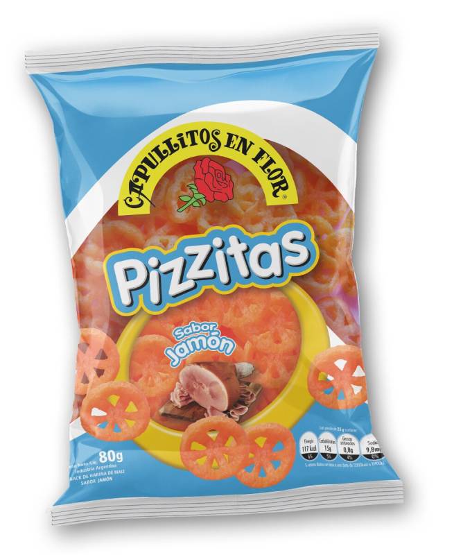 Pizzitas Jamon Cap En Flor 80Gr (24) X Unid