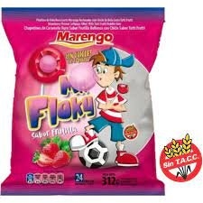 Chup Chicle Floky Frutilla X 24 Unid