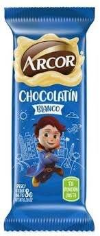 Chocolatin Arcor Blanco 8 Gr X U.