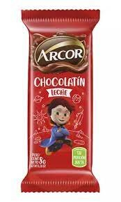 Chocolatin Arcor Negro 8 Gr X U.