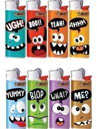 Encend. Bic Maxi Monster (12) X Unid