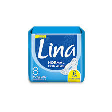Toallitas Lina Con Alas 8U X Unid