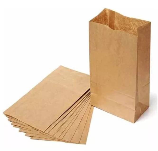 Bolsa Kraft 6L - (34 X 15 X 6,5) - 100 Unid