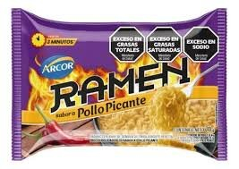 Ramen Arcor Pollo Picante 70Gr