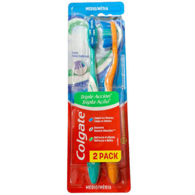 Cepillo Colgate 2X1 Triple Accion  (M)