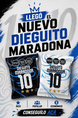 Alfa Dieguito Maradona Blanco 38 Gr (32) X Unid