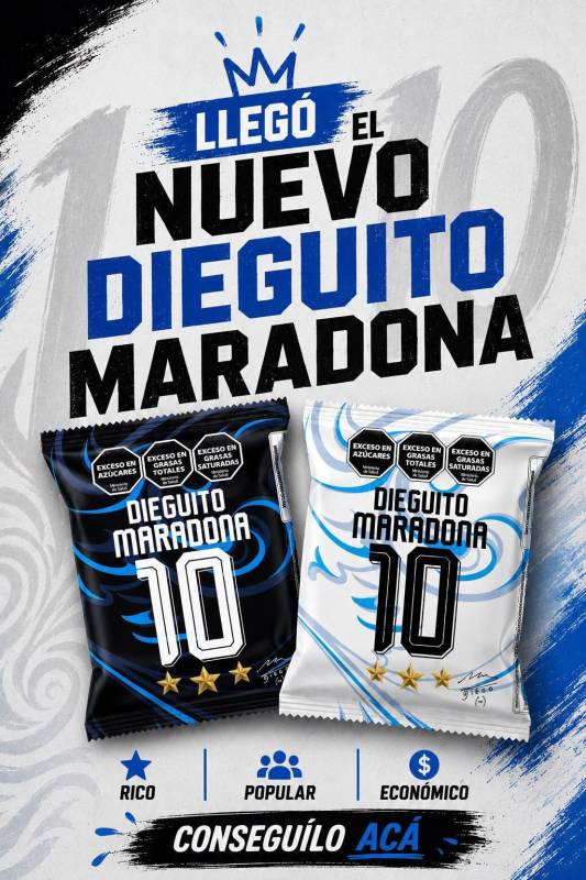 Alfa Dieguito Maradona Blanco 38 Gr (32) X Unid