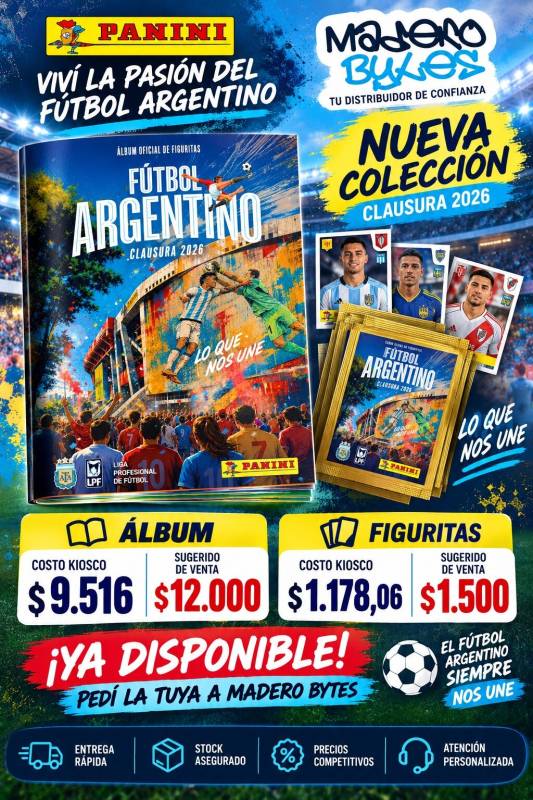 Album Futbol Argentino 2026