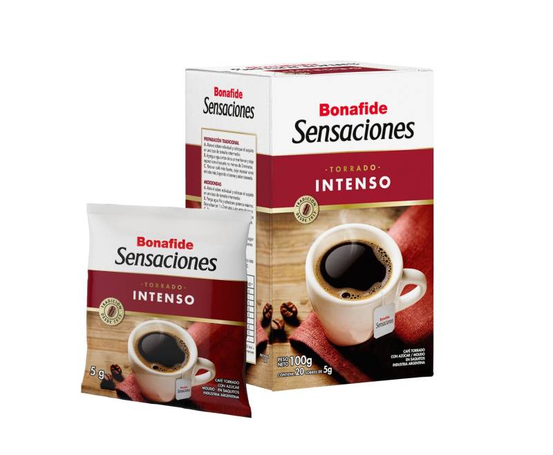 Café Bonafide Intenso En Saquitos 20 Unid