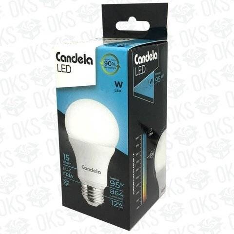 Lampara Candela Fria 12W (5) X Unid.