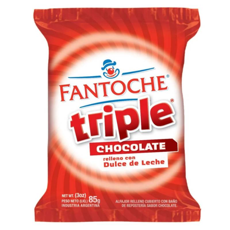 Alfaj. Fantoche Triple Choco (12) X Unid