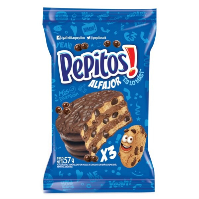 Alfaj. Pepitos Triple 57 Gr