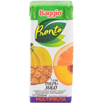 Jugo Baggio Multifruta 200 Cc X Unid