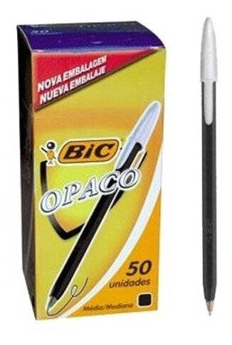 Birome Bic Negro Trazo Grueso X Unid
