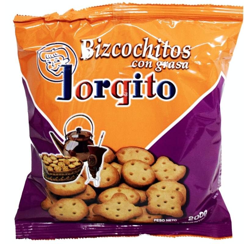 Bizcocho Jorgito Grasa 200 Gr (24) X Unid