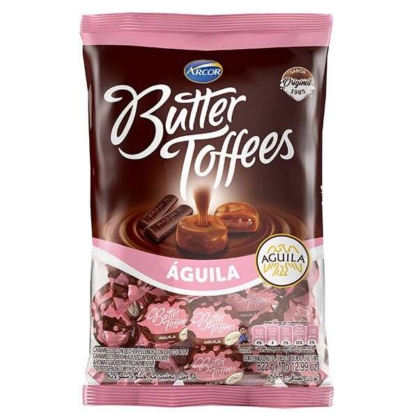 Caramelo Butter Toffees Aguila 822Gr