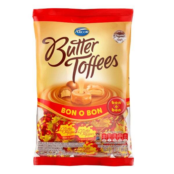 Caramelo Butter Toffees Bon O Bon 825Gr