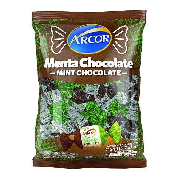 Caramelo Menta Chocolate Arcor 715Gr