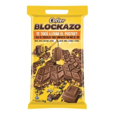 Choco Cofler Blockazo 1 Kg X U.