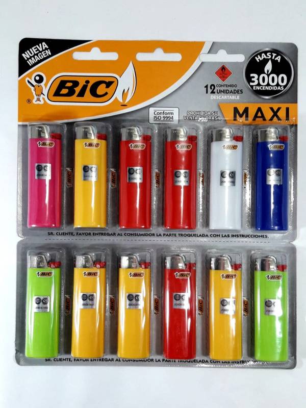 Encend. Bic Maxi X Unid