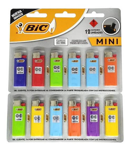Encend. Bic Mini X Unid