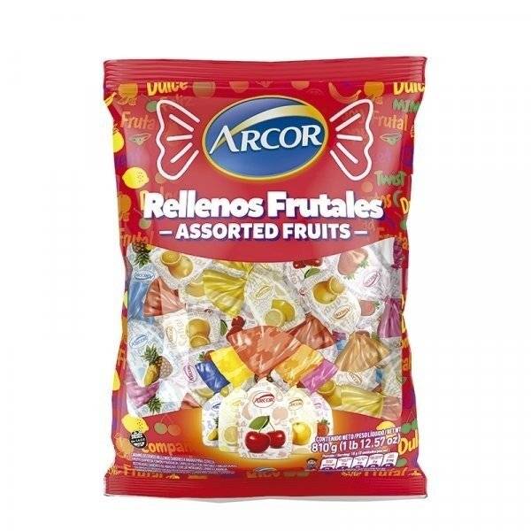 Caramelo Relleno Frutas Arcor 810Gr
